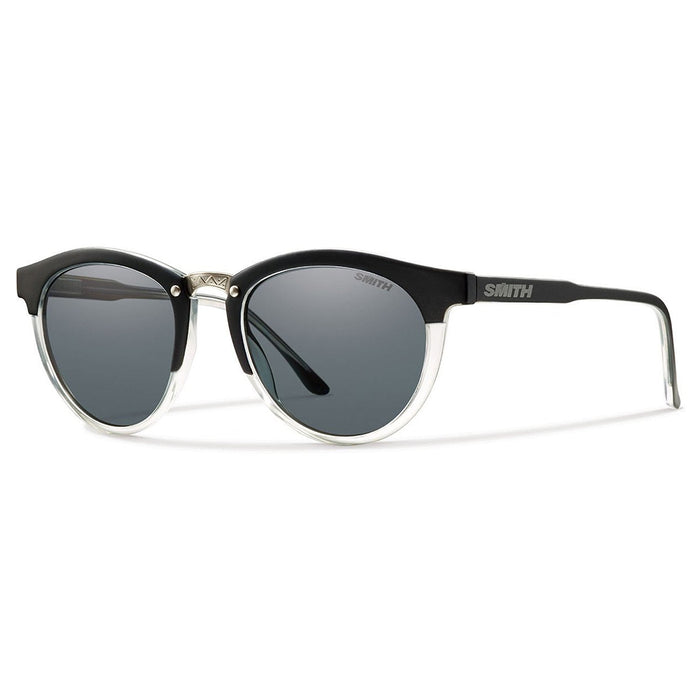 Smith Womens Questa Matte Black / Gray Polarized Sunglasses - QEPPGYMBC