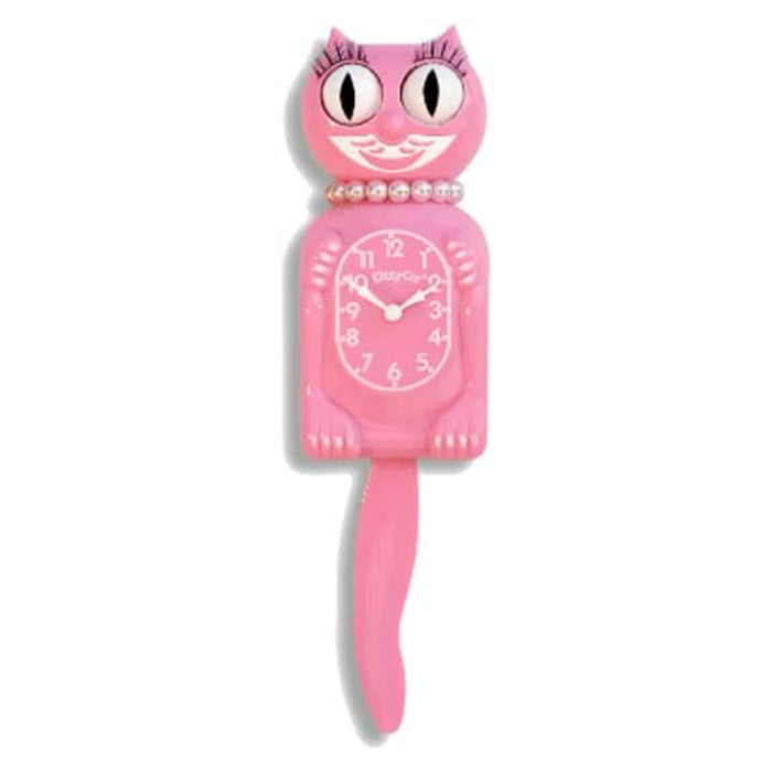 Kit Cat Pink Satin Miss Limited Edition Wall Klock - MKC-8