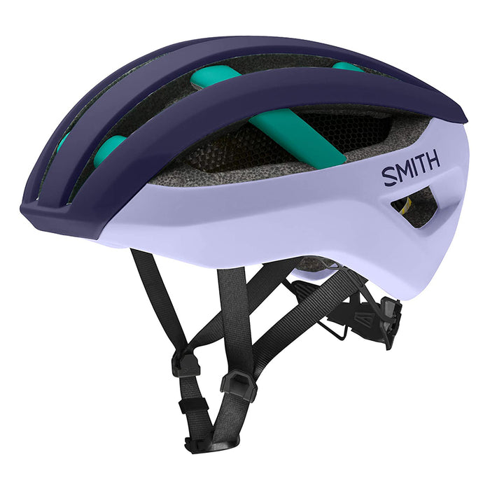 Smith Network MIPS Matte Indigo Iris Jade Medium  Bike Helmet - E0073203I5559