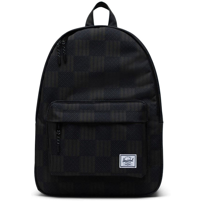Herschel Unisex Black Checkered Textile Classic One Size Backpack - 10005-04967-OS