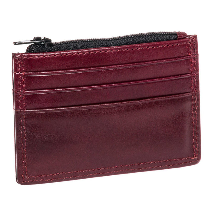 Orchill Hemlock Corinthian Red Leather Wallet - 114770113