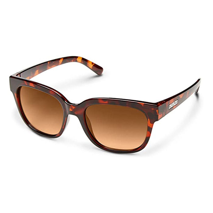 Suncloud Women's Tortoise Frame Brown Gradient Lens Affect Polarized Sunglasses - 20529708656LA