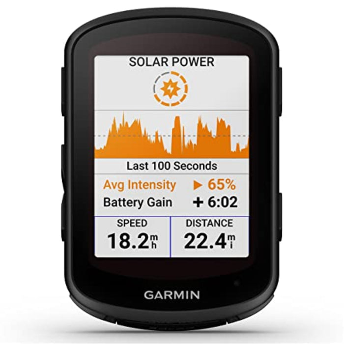 Garmin Edge 840 Solar-Charging with Touchscreen and Buttons Targeted Adaptive Coaching Advanced Navigation GPS Cycling Computer - 010-02695-20