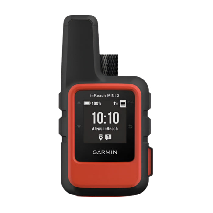 Garmin inReach Mini 2 Flame Red Hiking Handheld Lightweight and Compact Satellite Communicator - 010-02602-00