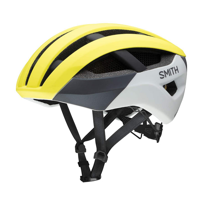 Smith Matte Neon Yellow Viz Network MIPS Bike Helmet - E0073204G5559