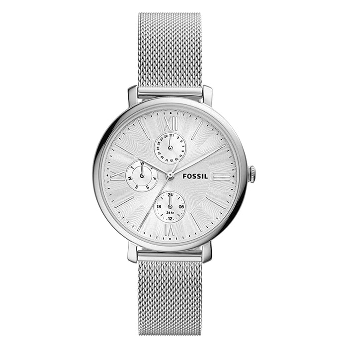 Fossil Womens Silver Dial Band Stainless Steel Quartz Watch - ES5099