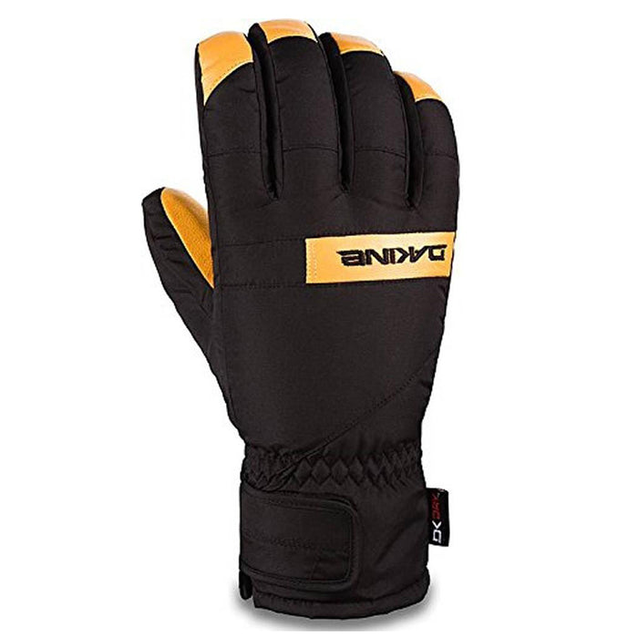 Dakine Mens Nova Short Large Black/Tan Snowboard/Ski Gloves - 01300330-BLACK/TAN-L