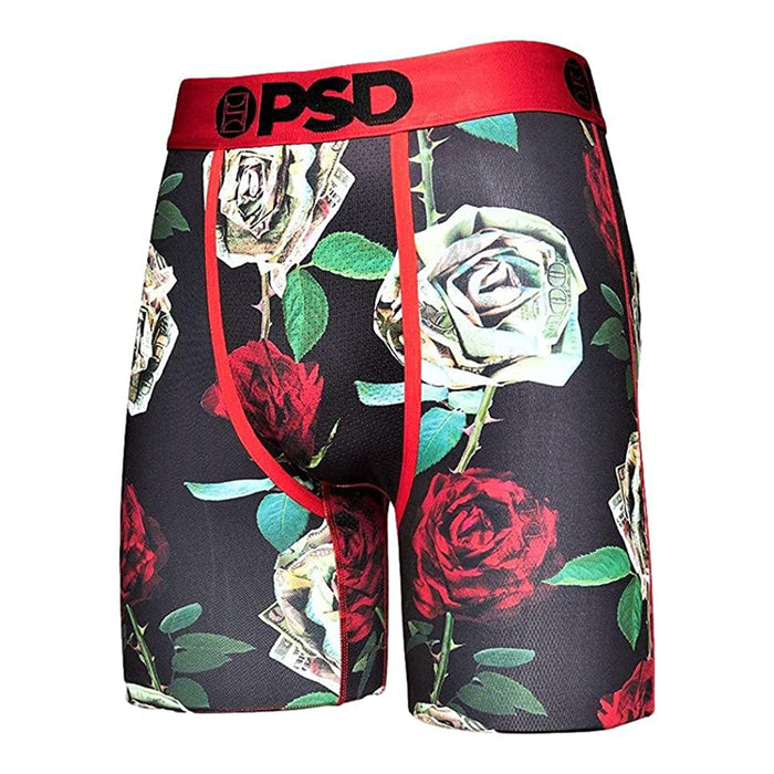 PSD Men's Multicolor 100 Roses Mix Boxer Briefs Underwear - 221180087-MUL