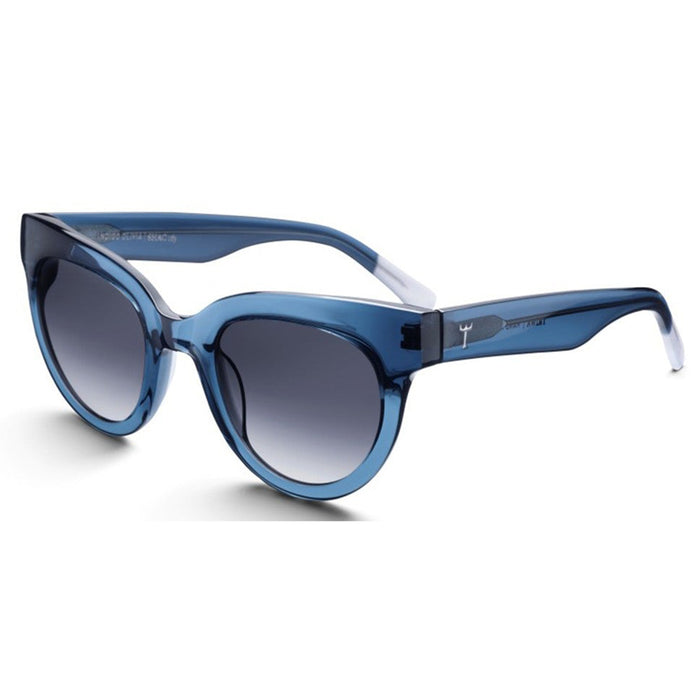 Triwa Unisex Indigo Olivia Blue Frame Sunglasses - SHAC163