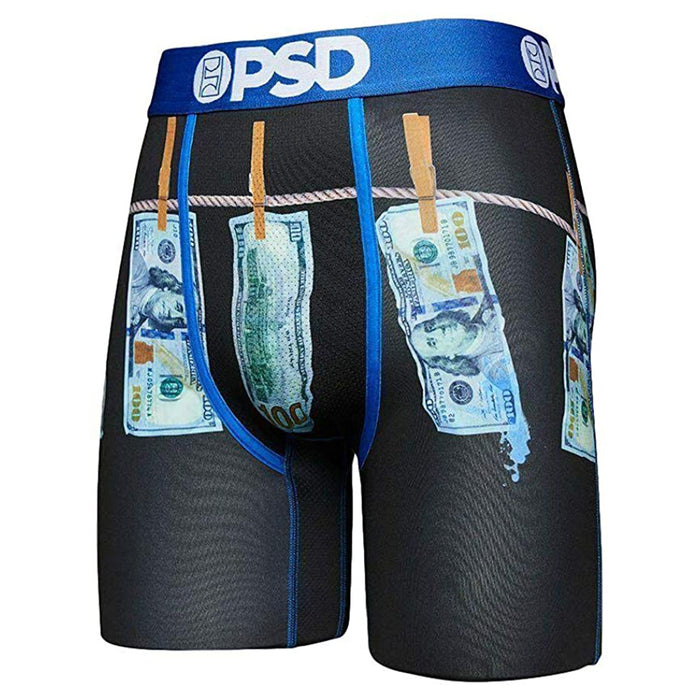PSD Men's Blue Drippin Money Boxer Briefs Underwear - E12011023-BLU