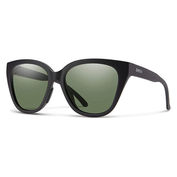 Smith Mens Matte Black Frame Chromapop Grey Green Mirror Lens Polarized Era Sunglasses - 20406300355L7