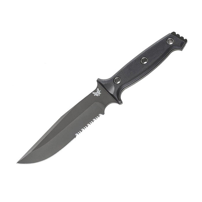 Benchmade Black Contoured Handle Stainless Steel knife - BM-119SBK