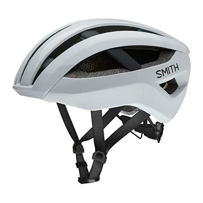 Smith White/Matte White Network MIPS Road Cycling Helmet - E007323L05155