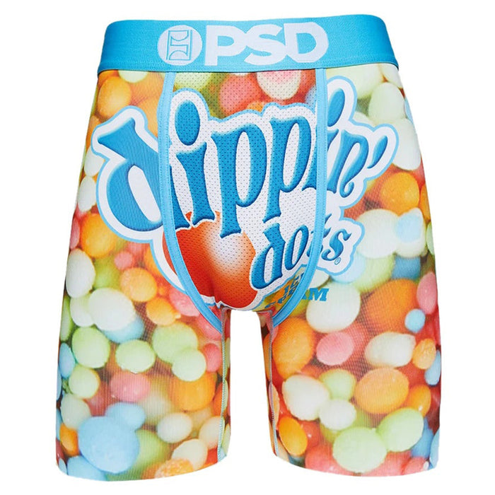 PSD Mens Boxer Briefs Elastic Long Polka Underwear