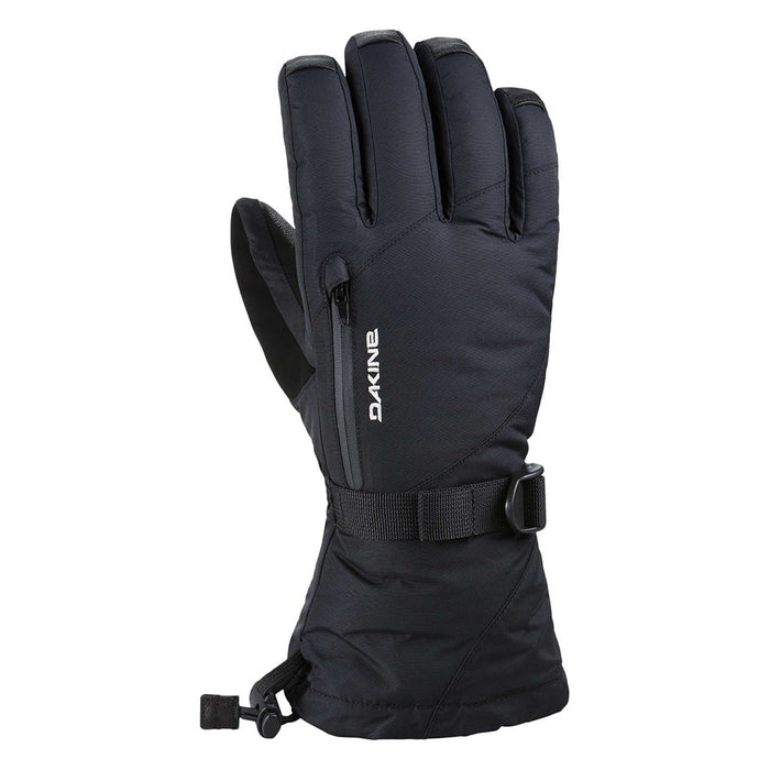 Dakine Womens Black Leather Sequoia Gloves - 10000705-BLACK-M