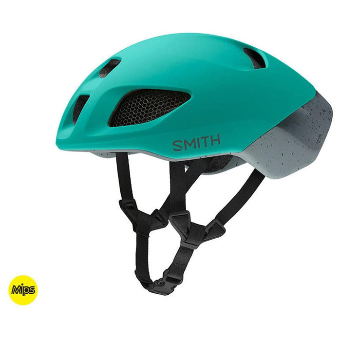 Smith Matte Jade/Charcoal Optics Ignite MIPS Cycling Helmet - E007363815962