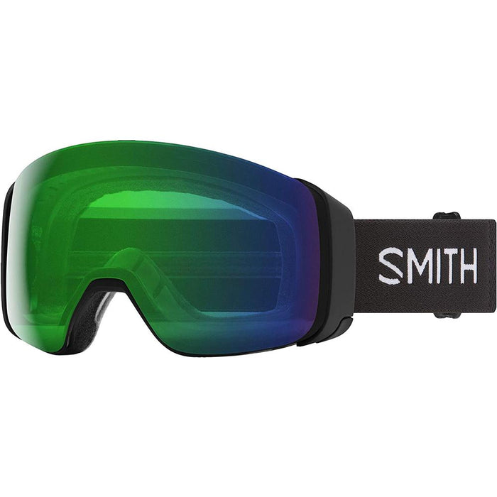 Smith Mens 4D MAG Black Frame Everyday Green Mirror Chromapop Lens Snow Goggle - M007322QJ99XP - WatchCo.com