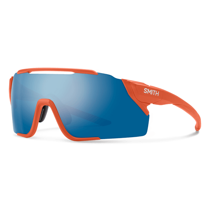 Smith Mens Attack MTB Matte Red Rock Frame ChromaPop Blue Mirror Lens Sunglasses - 2022990Z399ZI - WatchCo.com