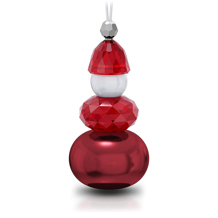 Swarovski Red Crystal and White Pearl Holiday Cheers Santa Claus Ornament for Home Decor - 5596389
