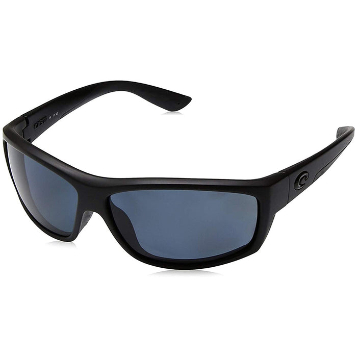 Costa Del Mar Mens Saltbreak Blackout Frame Grey Blue Mirror Polarized-580g Lens Sunglasses - BK01OBMGLP