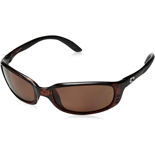 Costa Del Mar Mens Brine Tortoise Frame Copper Polarized Lens Sunglasses - BR10OCP - WatchCo.com
