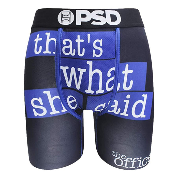 PSD Mens Black Boxer Brief Underwear - E11911039-BLK-XL