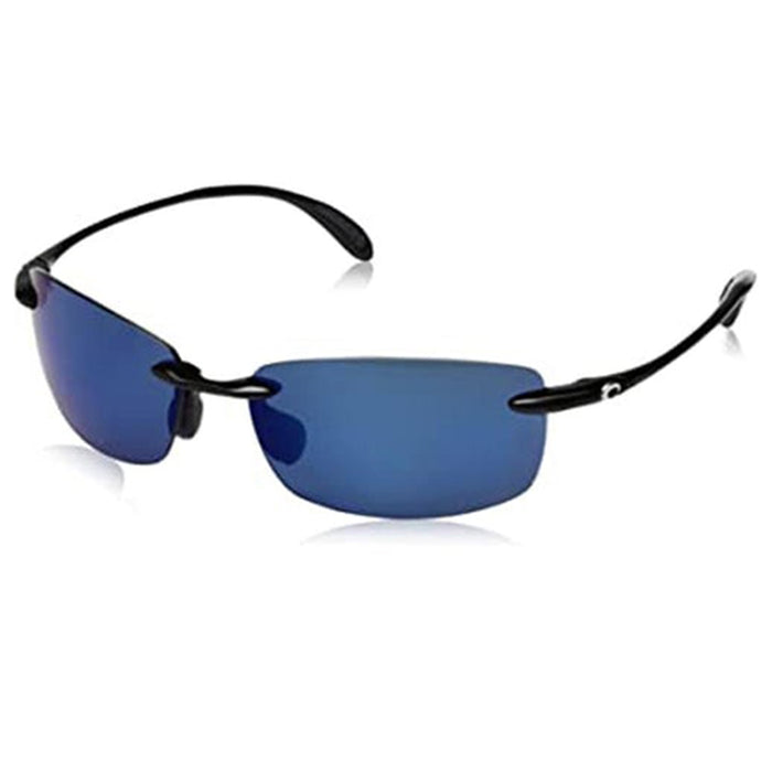 Costa Del Mar Mens Ballast Shiny Black Frame Blue Mirror Polarized Lens Sunglasses - BA11OBMP