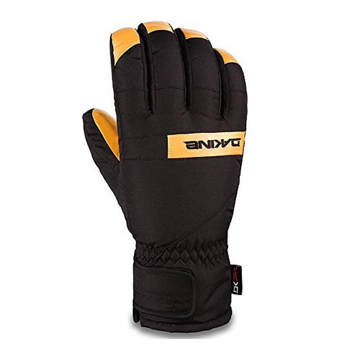 Dakine Mens Nova Short Medium Black/Tan Snowboard/Ski Gloves - 01300330-BLACK/TAN-M