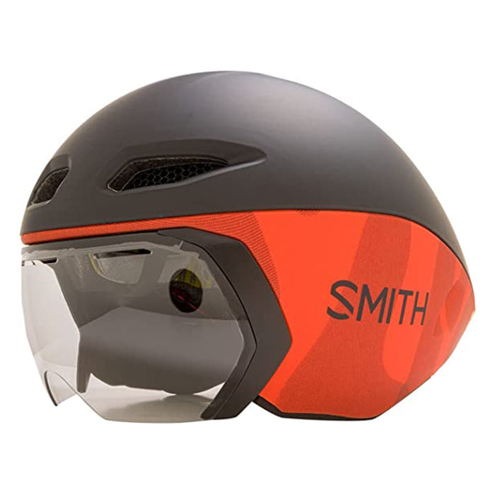 Smith Matte Cinder Haze ‎Jetstream TT Full-Face Aero Road Cycling ‎Polycarbonate Helmet - E007433K45155