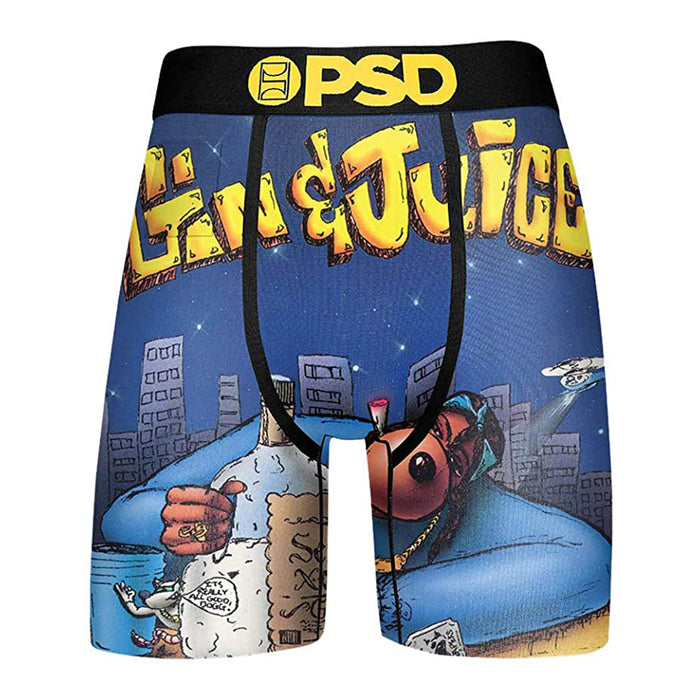 PSD Men's Blue Drr Gin & Juice Boxer Briefs Underwear - 221180080-BLU
