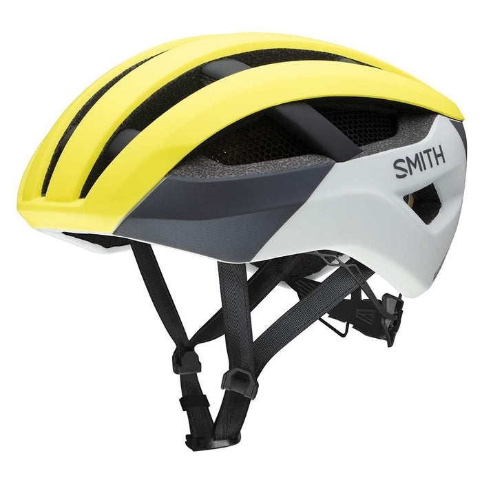 Smith Matte Neon Yellow Viz Network MIPS Bike Helmet - E0073204G5155