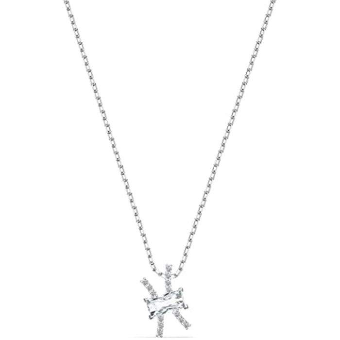 Swarovski Women's White Crystals Chain Zodiac Symbols Pendant Necklace - 5563896