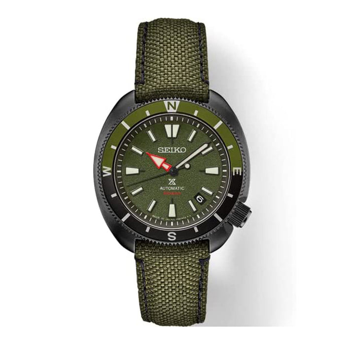 Seiko Men's Green Dial Nylon Band Prospex Land US Special Edition Automatic Watch - SRPJ31