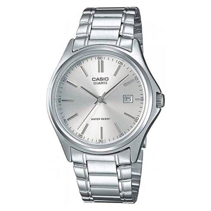 Casio Men's Silver Dial Stainless Steel Band Quartz Watch - MTP-1183A-7ADF