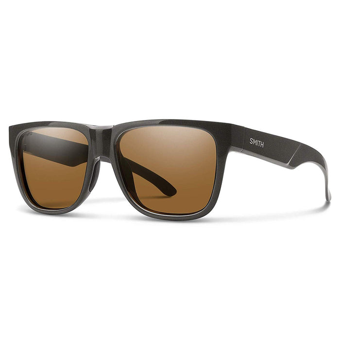 Smith Lowdown 2 Men's Charcoal Frame Polarized Brown Lens Square Sunglasses - 200941KB756L5