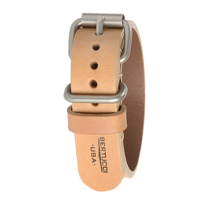 Bertucci Men's Heritage Veg British Tan Brown Leather Watch Band - B-215H