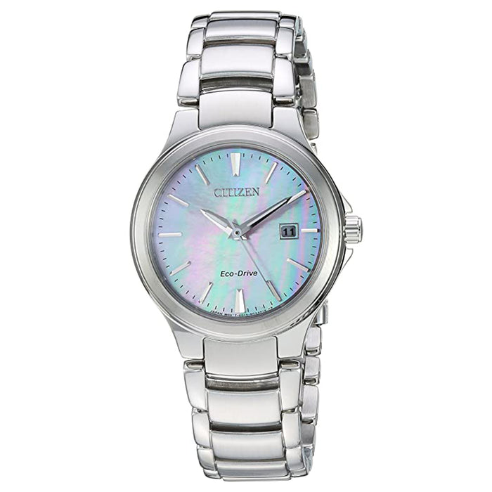 Citizen Womens Chandler Eco-Drive Pink Mother of Pearl Dial Fashion Watch - EW2520-56Y