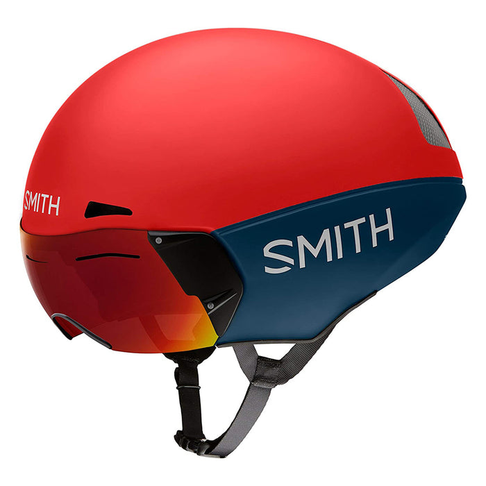 Smith Matte Rise/Mediterranean Optics Podium TT Cycling Helmet - E0071604K5559