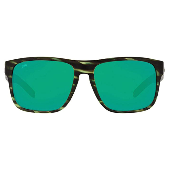 Costa Del Mar Mens 6s9013 Spearo XL Square Matte Reef Green Mirrored Sunglasses - 6S9013-REEFGRNMIR