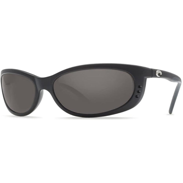 Costa Del Mar Mens Fathom Matte Black Frame Gray Polarized 580g Lens Sunglasses - FA11OGGLP - WatchCo.com