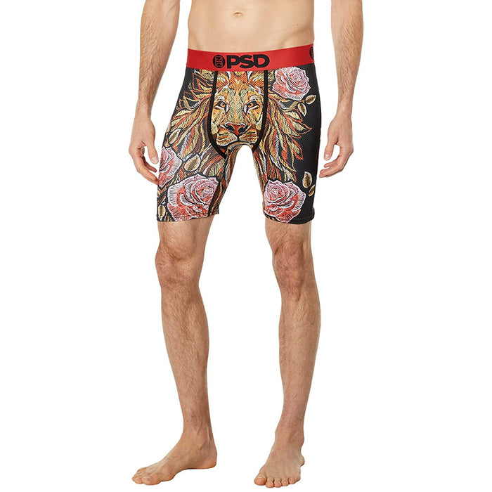 PSD Men's Multicolor Lion Omen Boxer Briefs Underwear - 422180087-MUL