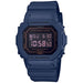 Casio Mens G-Shock Navy Blue Resin Band Black Digital Dial Quartz Watch - DW5600BBM-2 - WatchCo.com