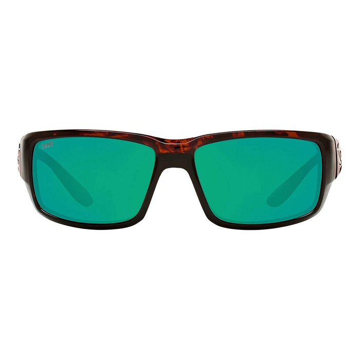 Costa Del Mar Mens Fantail Tortoise Frame Copper Green Mirror Polarized 580p Lens Sunglasses - TF10OGMP