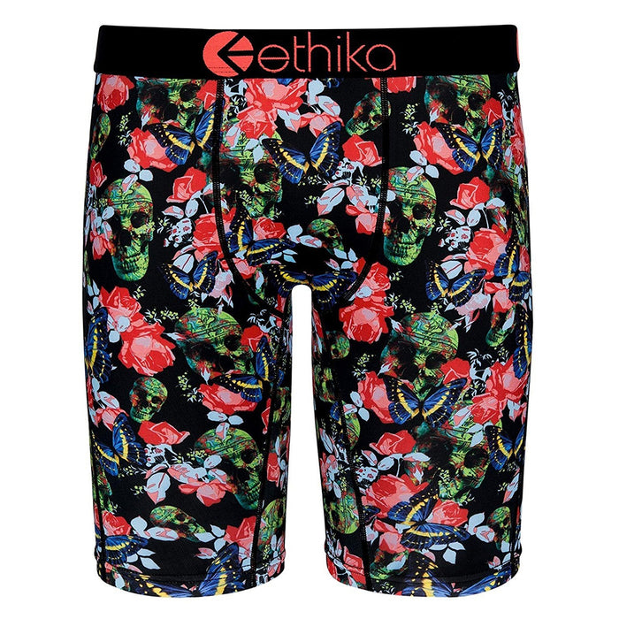 Ethika Mens Multicolored Flowers Staple Fabric Boxer Brief Underwear - UMS030-AST-XXL