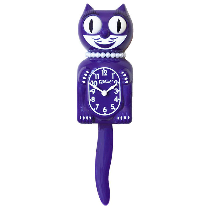 Kit Cat Klock Limited Edition Lady Ultra Violet Clock - LBC-45