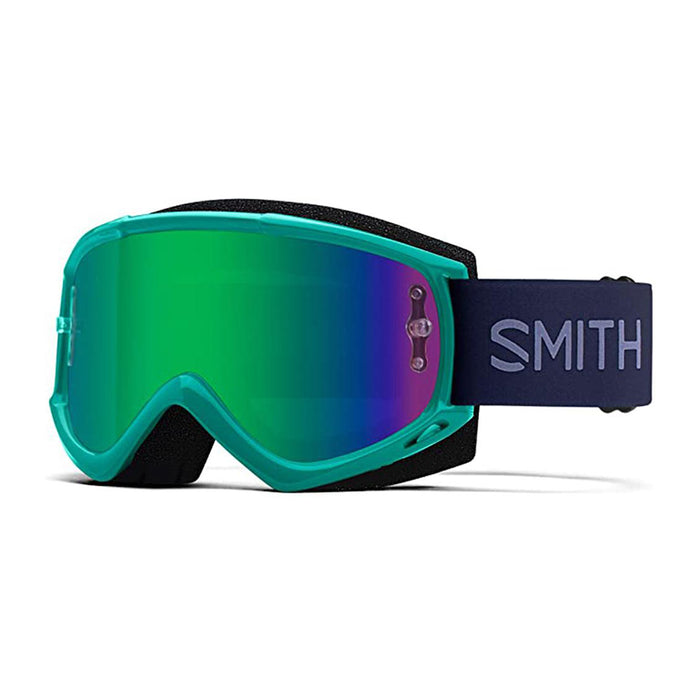 Smith Optics Mens Indigo Iris Green Mirror Clear Anti Fog Fuel V.2 Bike Goggle - M00830026991Y
