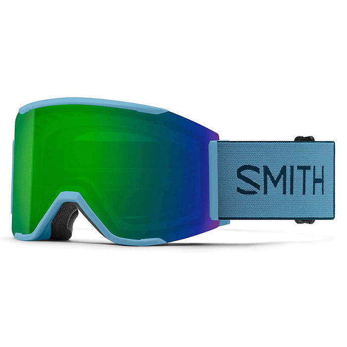 Smith Mens Squad MAG Snorkel Frame Sun Green Mirror Chromapop Lens Snow Goggle - M0043130I99MK