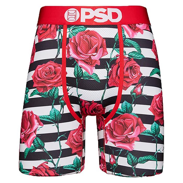 PSD Men's Multicolor Striped Roses Mix Boxer Briefs Underwear - 321180054-MUL