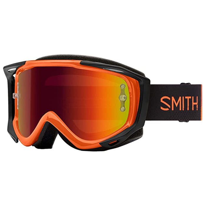 Smith Unisex Cinder Haze Frame Red Mirror Lens Bike Goggle - M008313539912