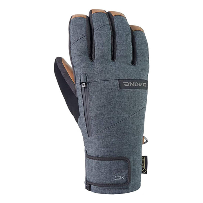 Dakine Mens Carbon Leather Titan Gore-Tex Short Cuff Small Gloves - 10002533-CARBON-S